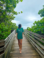 Green Tiki To the Sea T