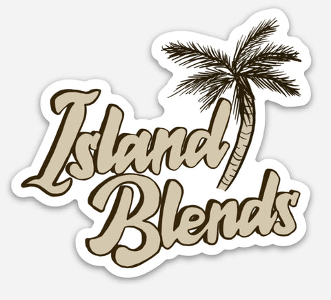 Island Blends Palm Tree Sticker