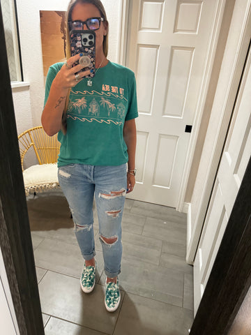 Green Tiki To the Sea T