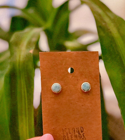 My Fav Larimar Studs *0083