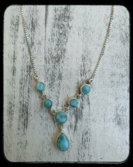 Marathon Larimar Necklace *0054