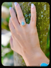 Adrift Larimar Ring •002
