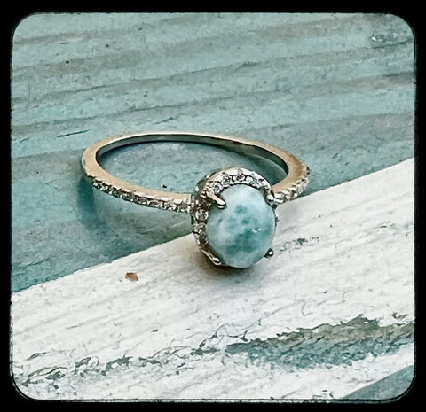 Aruba Larimar Ring •003