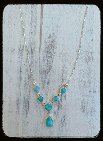 Marathon Larimar Necklace *0054