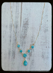 Marathon Larimar Necklace *0054