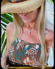 Marathon Larimar Necklace *0054