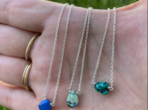 Turquoise Nugget Necklace