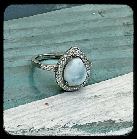 Adrift Larimar Ring •002