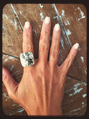 Ocean Jasper Adjustable Ring