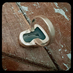 Seafoam Agate Adjustable Ring