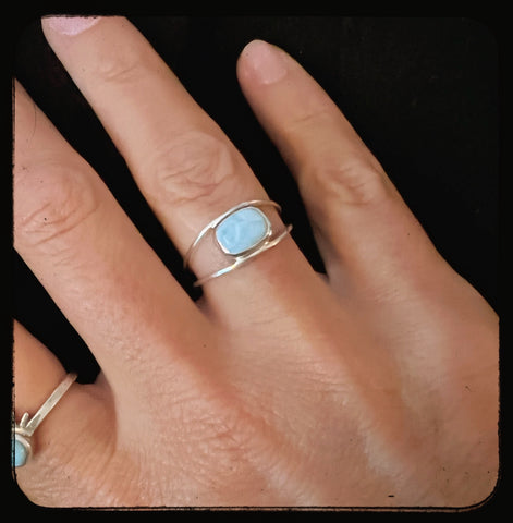 Mad Beach Larimar Ring •0021