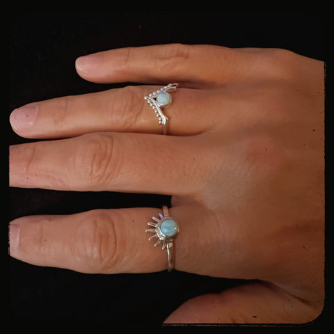 Seabreeze Larimar Ring •0027