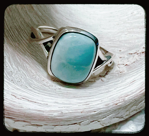 Larimar Saltwater Ring *0019