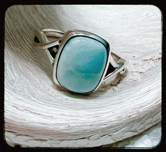 Larimar Saltwater Ring *0019