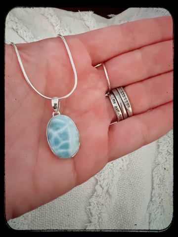 Larimar Shore Necklace *0052