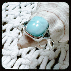 Larimar Saltwater Ring *0019