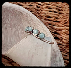 Endless Summer Larimar Ring •0013