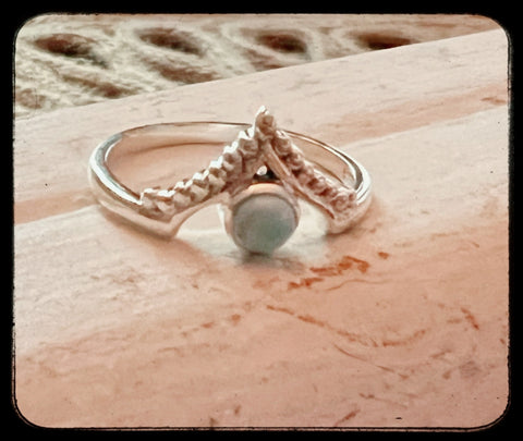 Seabreeze Larimar Ring •0027