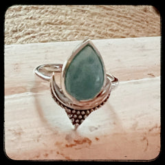 Tulum Larimar Ring