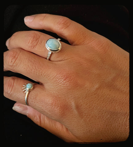 Clearwater Larimar Ring •0012
