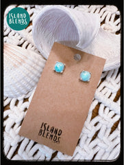 Larimar Reef Stud Earrings *0080