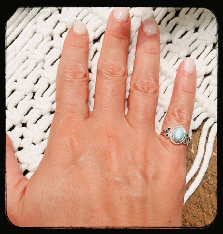 Larimar Cove Ring •0022
