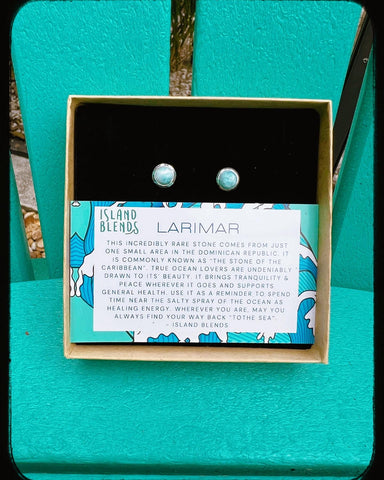My Fav Larimar Studs *0083
