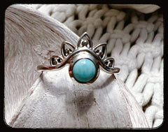 Larimar Boho Ring •0017