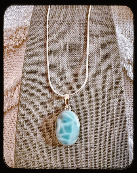 Larimar Shore Necklace *0052
