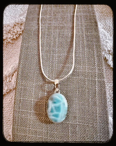 Larimar Shore Necklace *0052