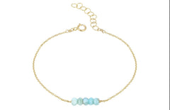 Larimar Key Bracelet *0073