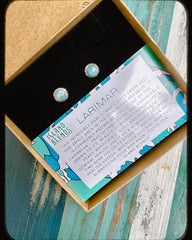 My Fav Larimar Studs *0083